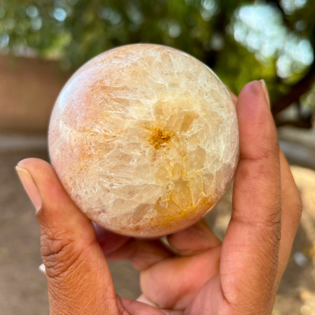 Scolecite Sphere